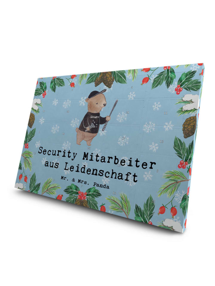 Adventskalender Security Mitarbeiter Leidenscha... in Eisblau