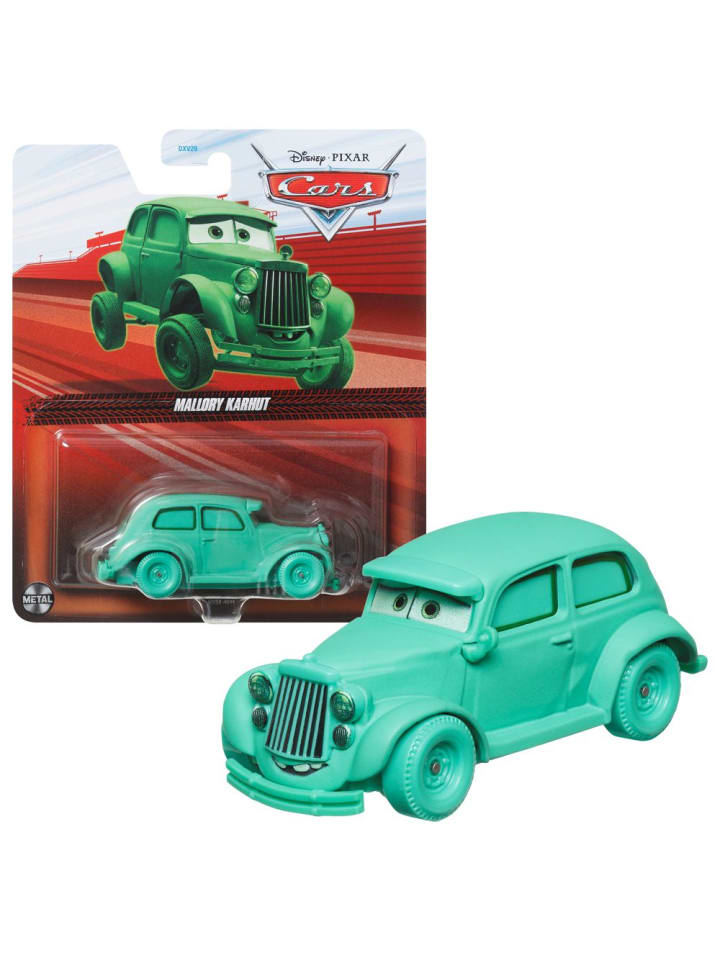 Mallory Karhut HKY38 | Disney Cars Cast 1:55 Autos | Mattel Fahrzeuge