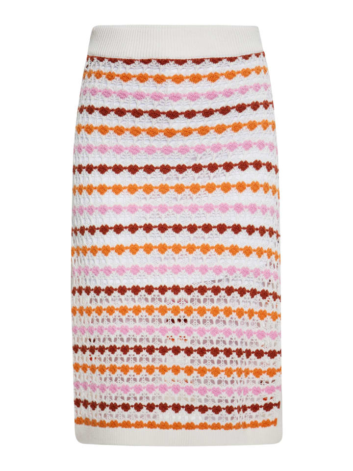 Women Skirt in Orange Mehrfarbig