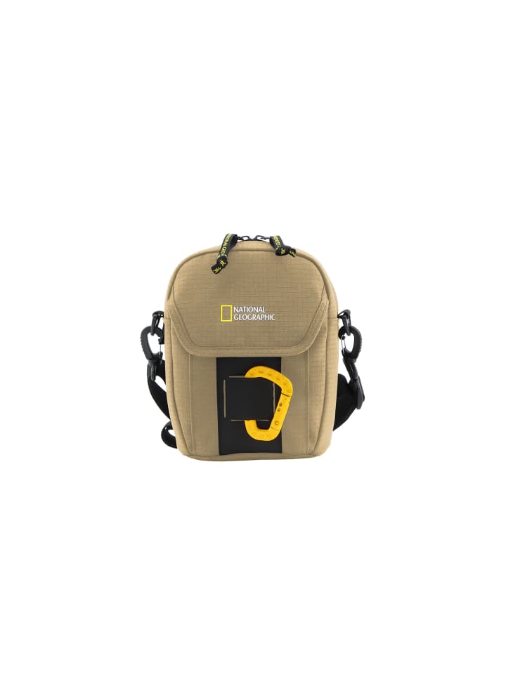 Schultertasche EXPLORER III in Beige