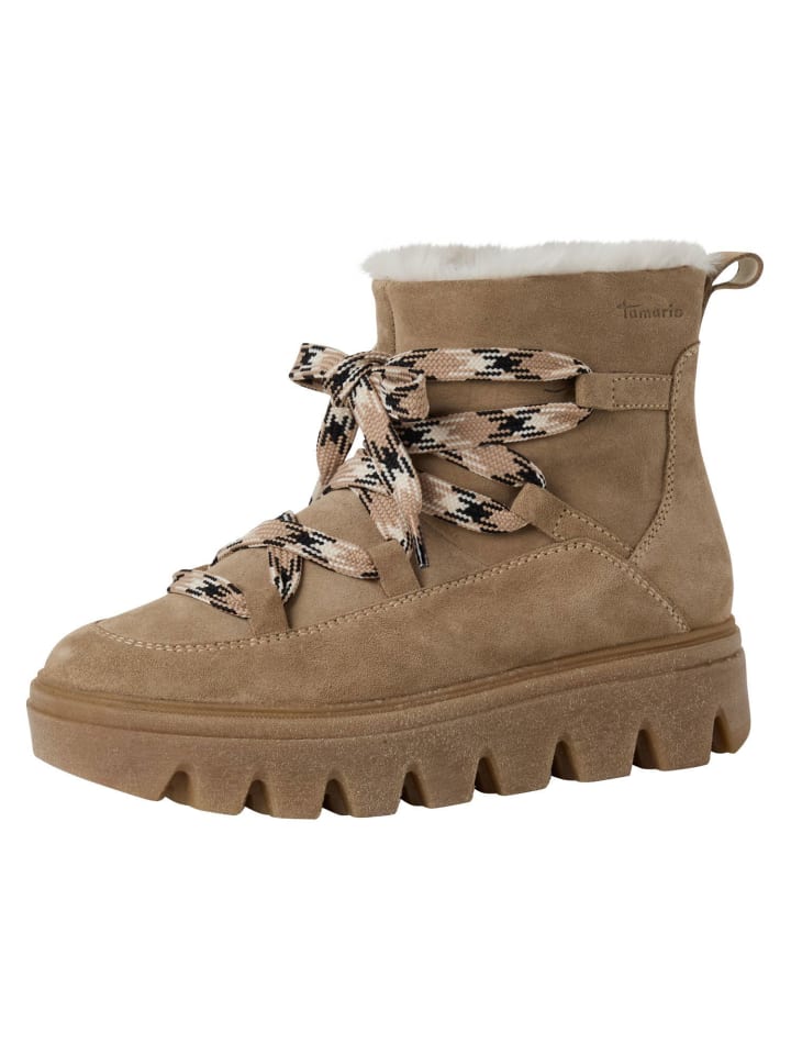 Stiefelette in beige