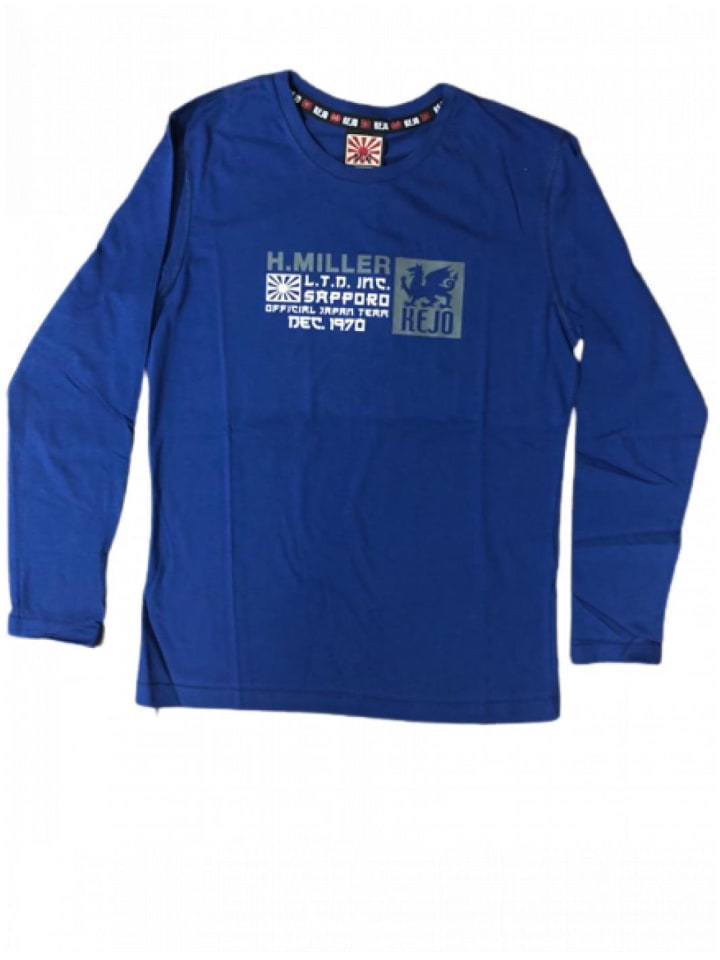 Langarmshirt 493A3MYMC0XMD Blau