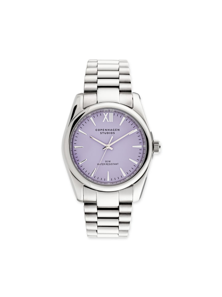 Armbanduhr Round Watch in silber