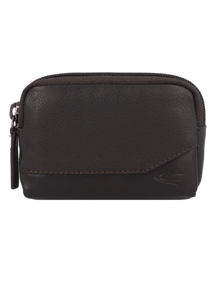 Stone Schlüsseletui Leder 10 cm brown