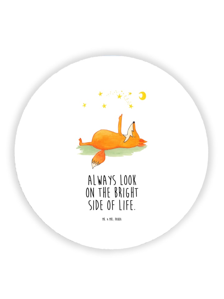 pinnwand magnet Fuchs Sterne mit Spruch in Weiß