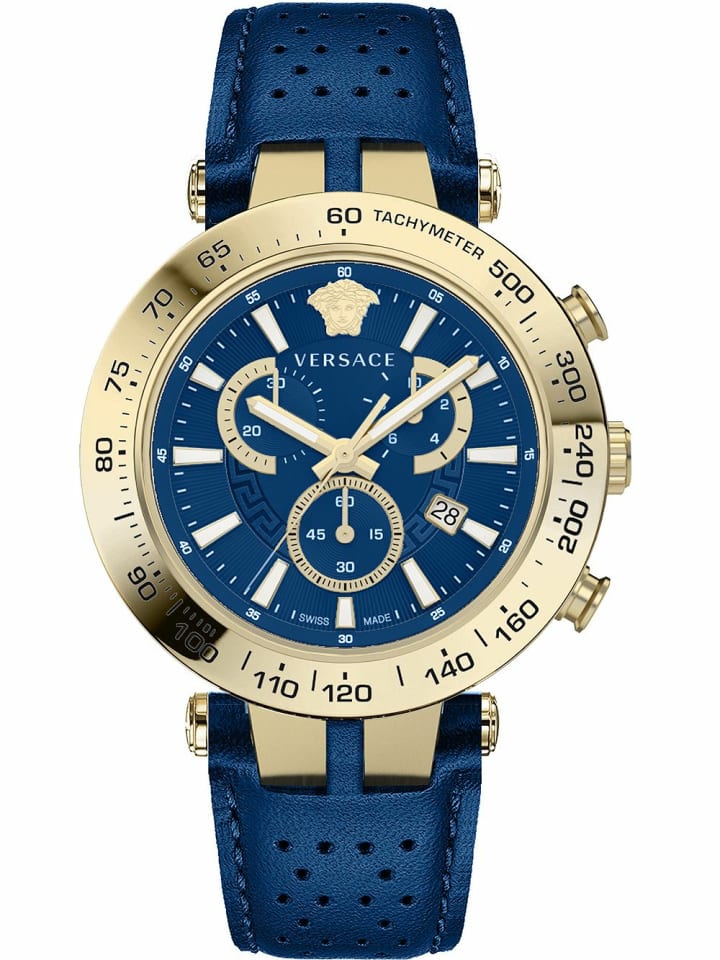 Quarzuhr für Herren in blau
