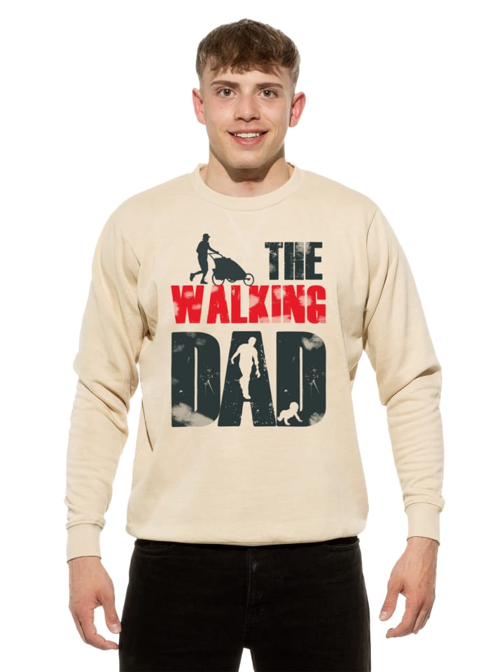 Sweatshirt Walking Dad in Beige