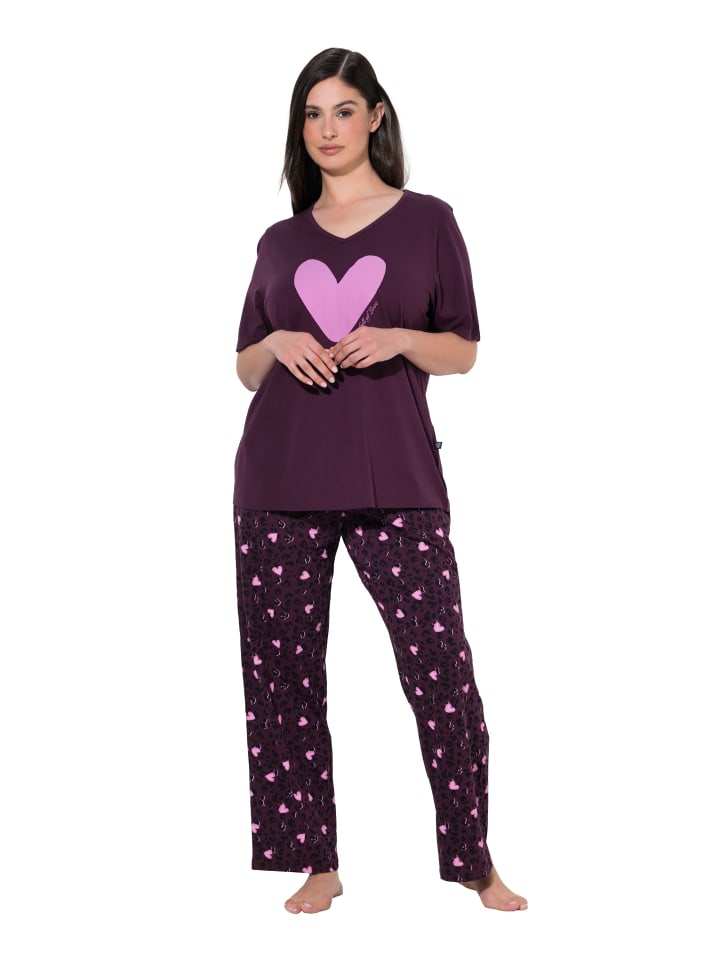 Pyjama in dunkle pflaume