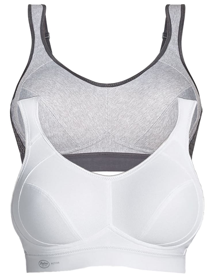 Sport BH extreme control in Weiss heather grey