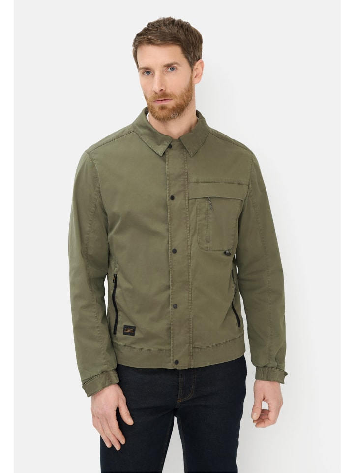 Blouson mit Innentaschen in Olivgrün