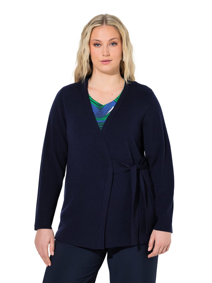 Strickjacke in marine