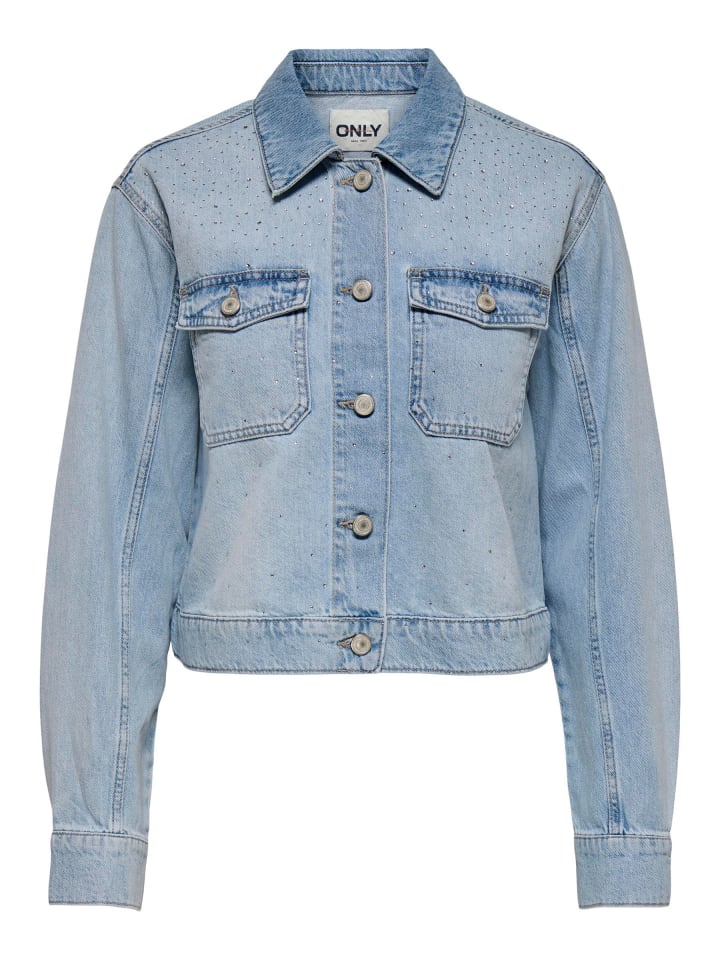 Jeansjacke in Light Blue Denim
