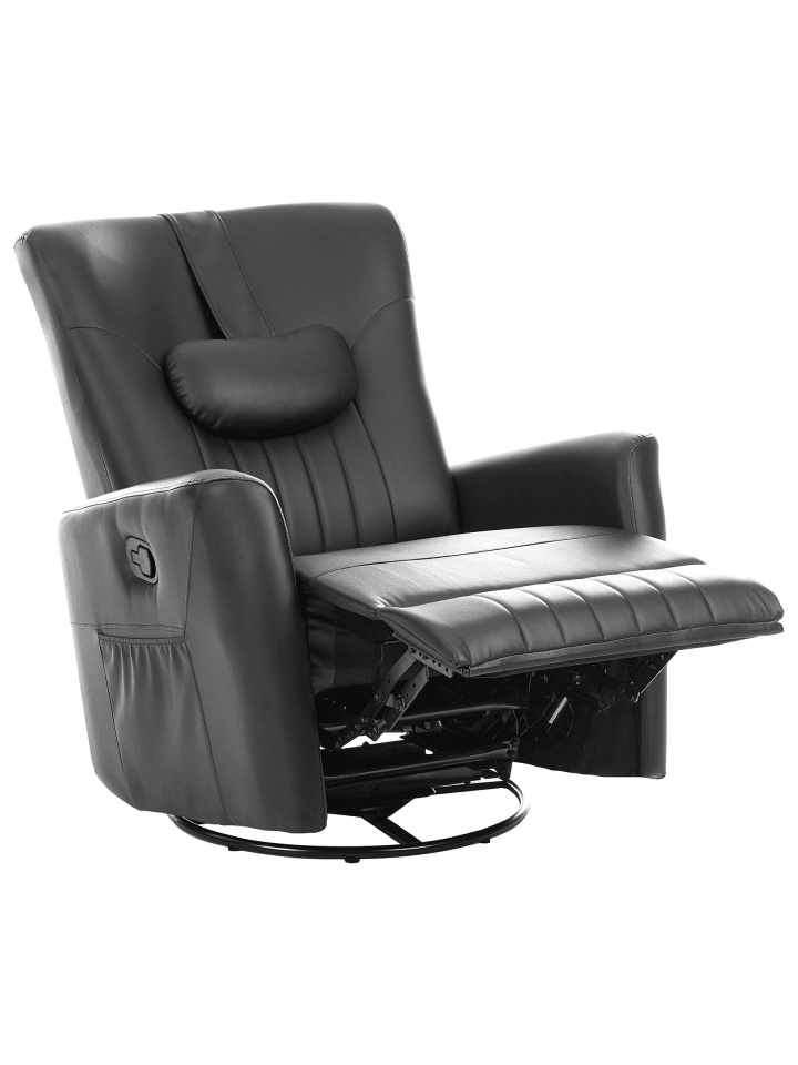 Fernsehsessel REA in Schwarz - (W) 85 x (H) 102 x (L) 107 cm