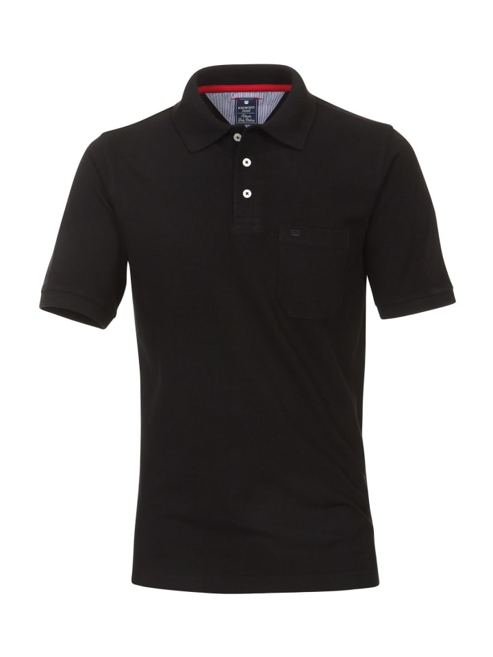Polo in schwarz