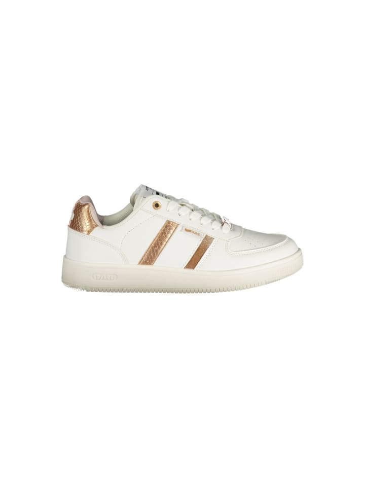 Weiß Polyurethan Damen Sneaker