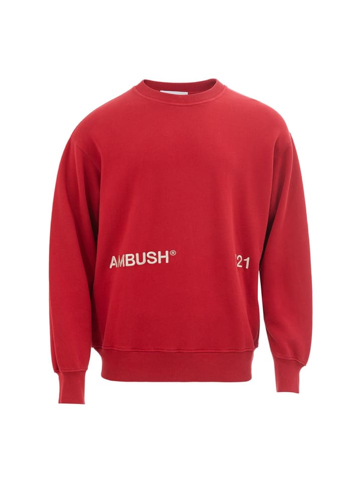 Rot Baumwolle Sweatshirt