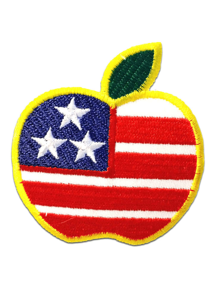 Apfel UsaApplikation Bügelbild inRot