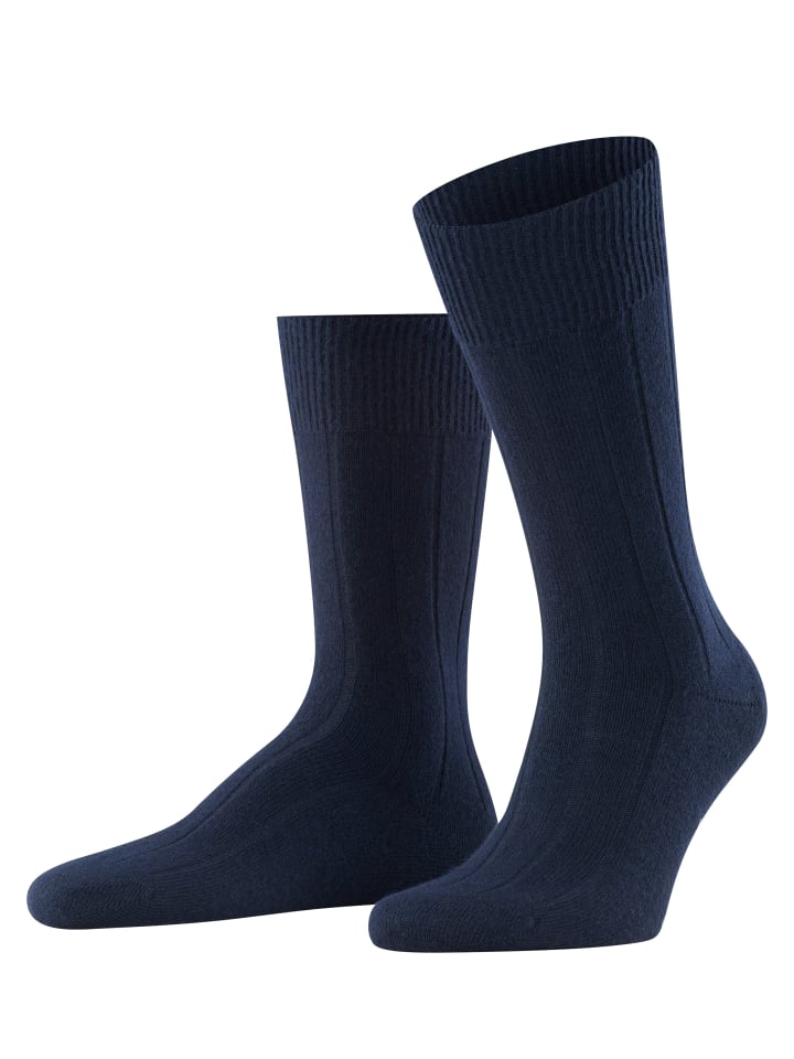 Lhasa Rib Socken in Dark navy
