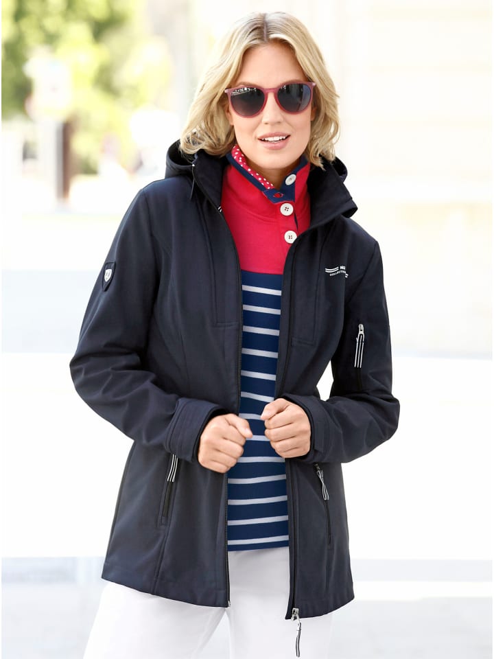 Softshell-Jacke in marine