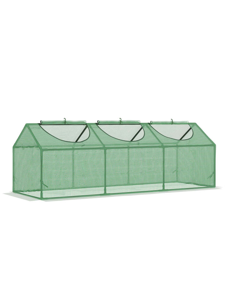 Gewächshaus in Dunkelgrün 180L x 60B x 60H cm