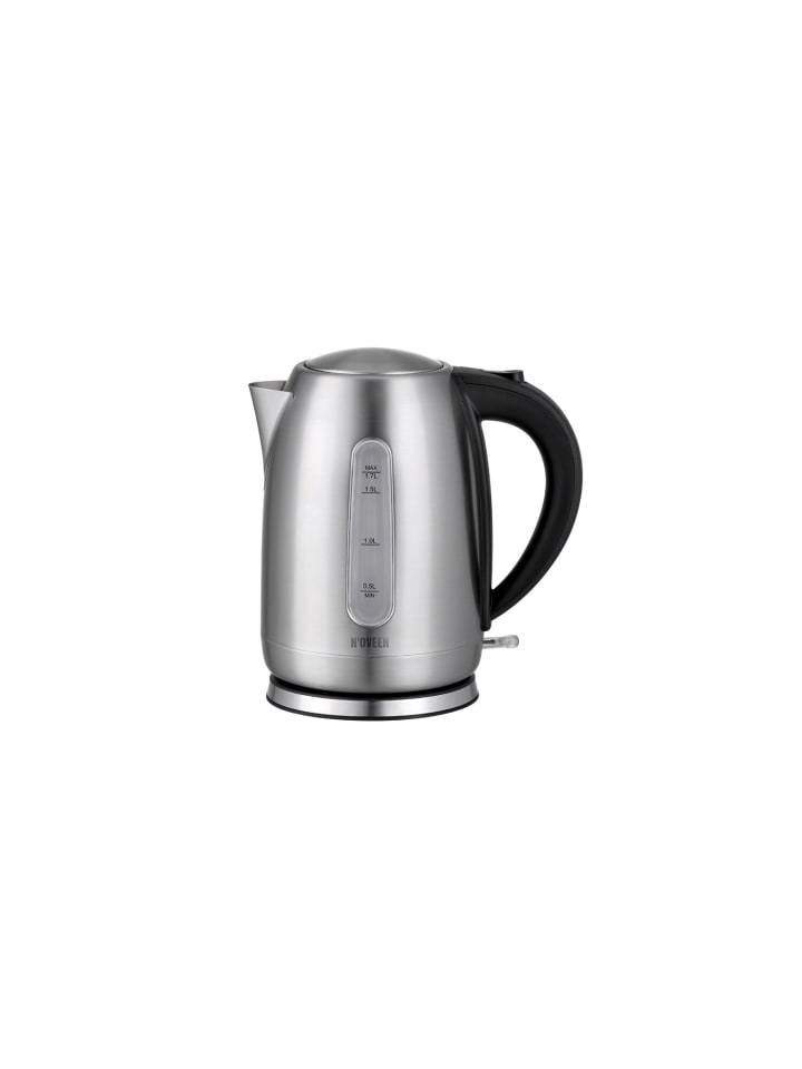 Noveen Wasserkocher 1L, Silber in Silber