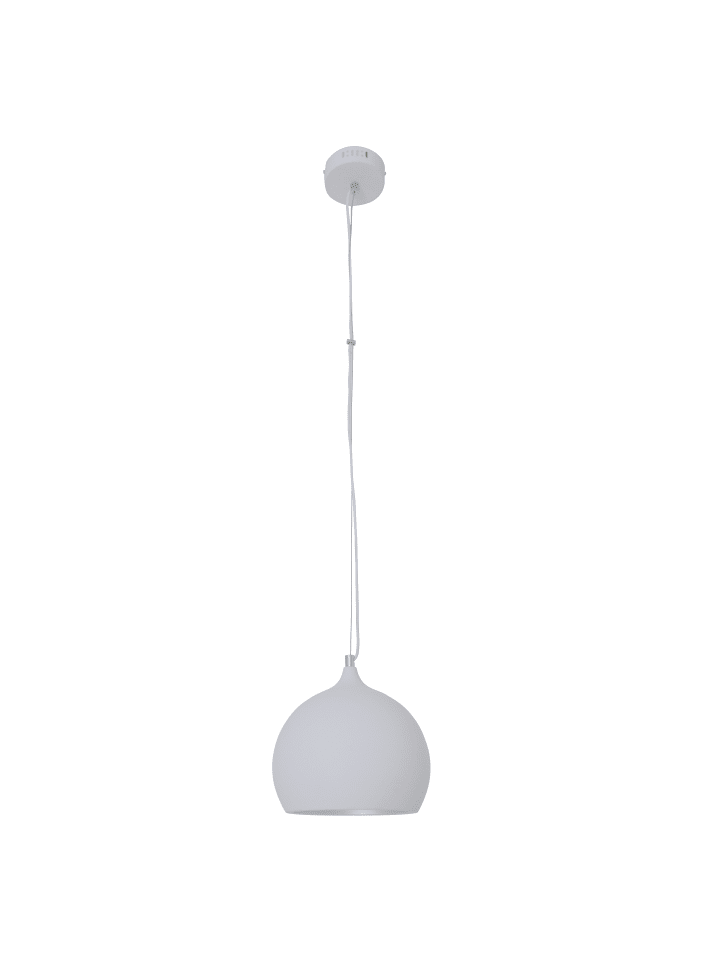 LED Pendelleuchte "CUSCO" in silber - (L)25 cm x (B)25 cm x (H)150 cm - EEK G