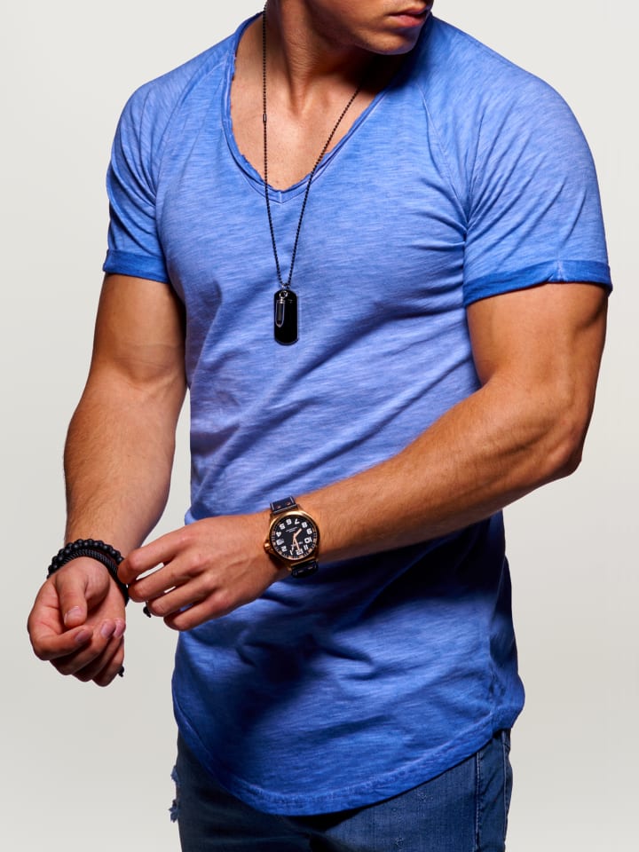 T-Shirt DANNY in blau