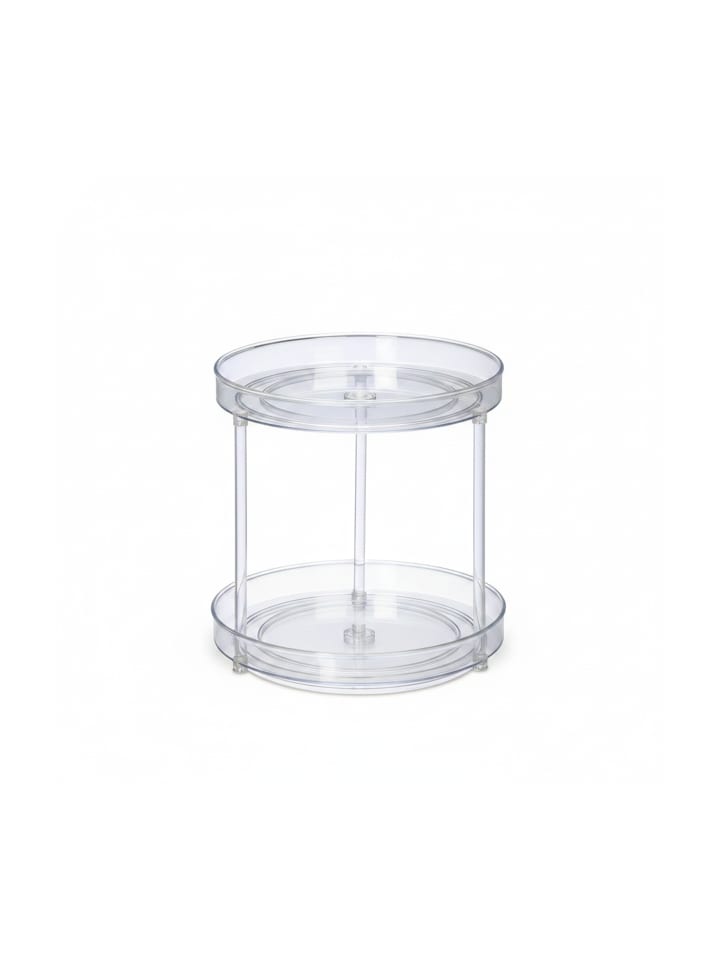 Drehteller in Transparent - (H)22 x Ø 23,5 cm