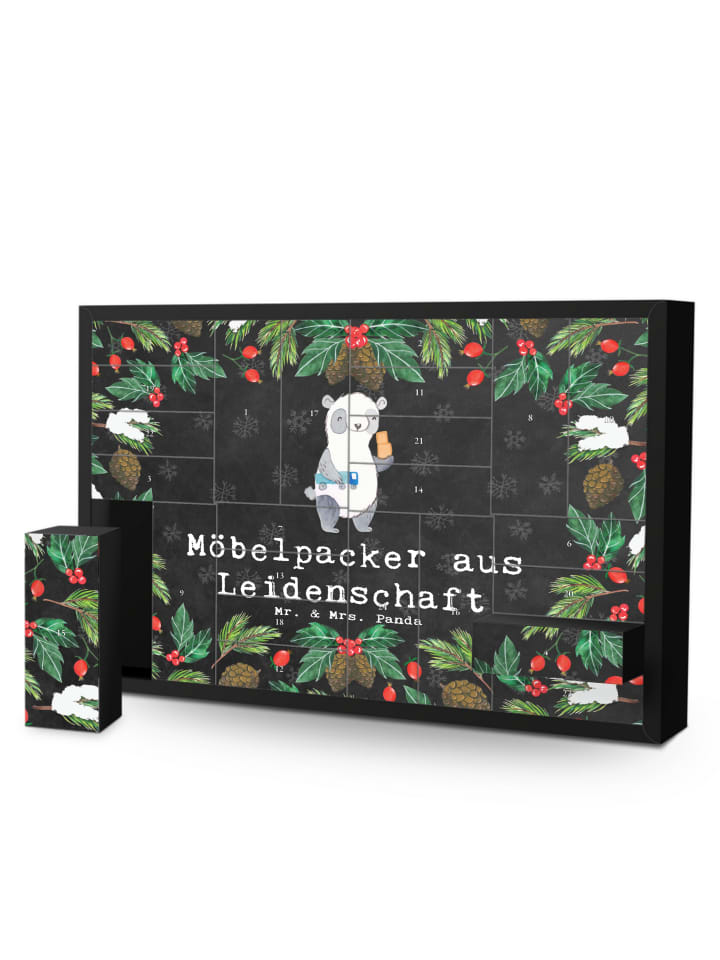 Weihnachtskalender Möbelpacker Leidenschaft mit... in Kreidetafel