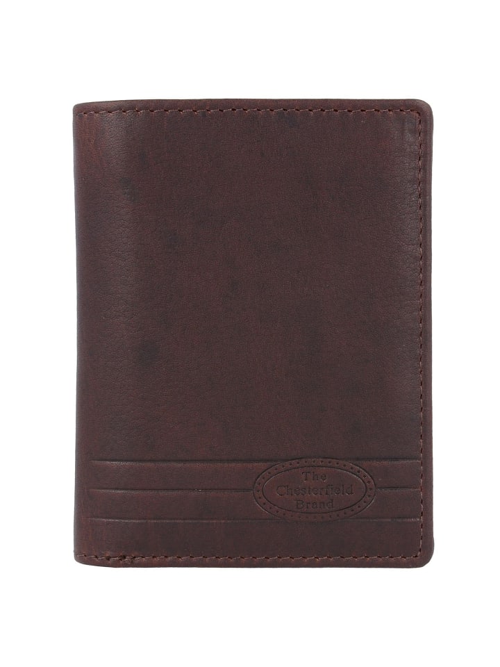 Hereford Geldbörse Leder 8.5 cm bruin