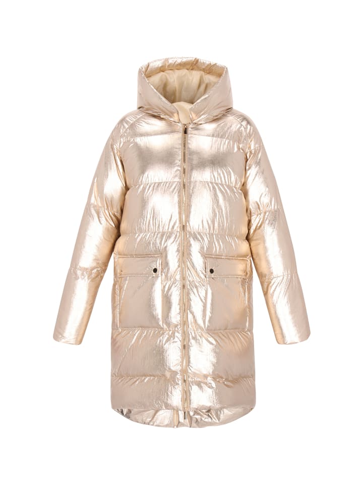 Women Coat in gold