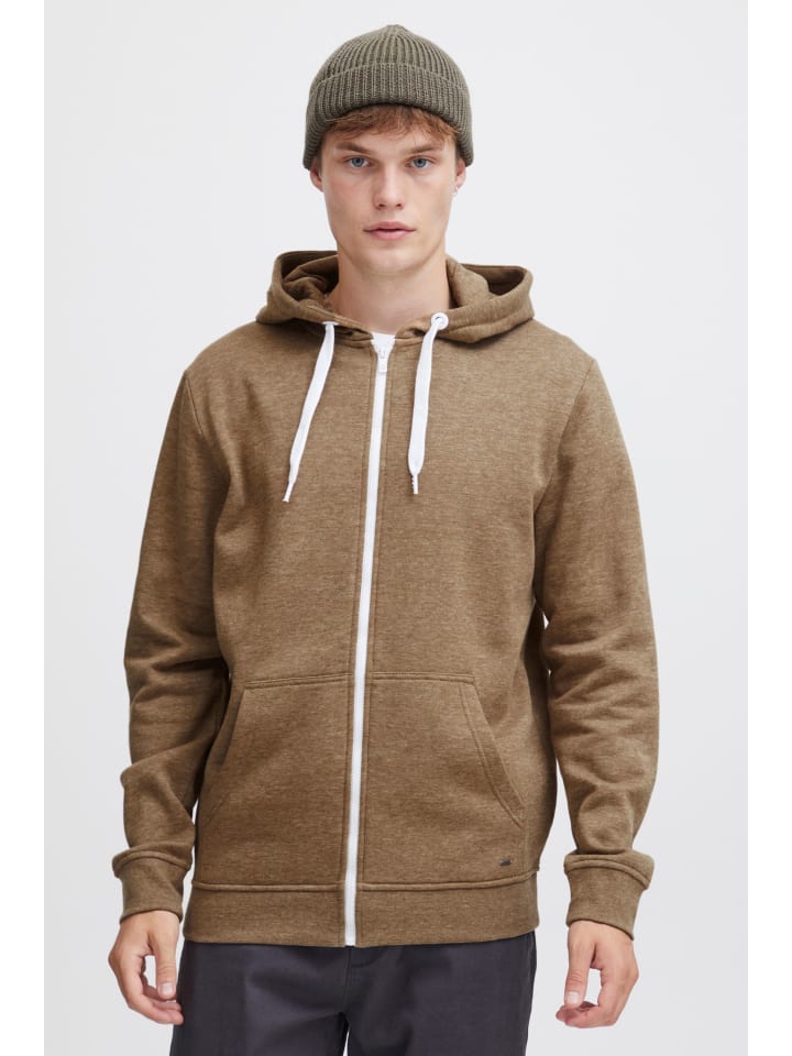 Kapuzensweatjacke SDOlli Zip-Hood in Braun
