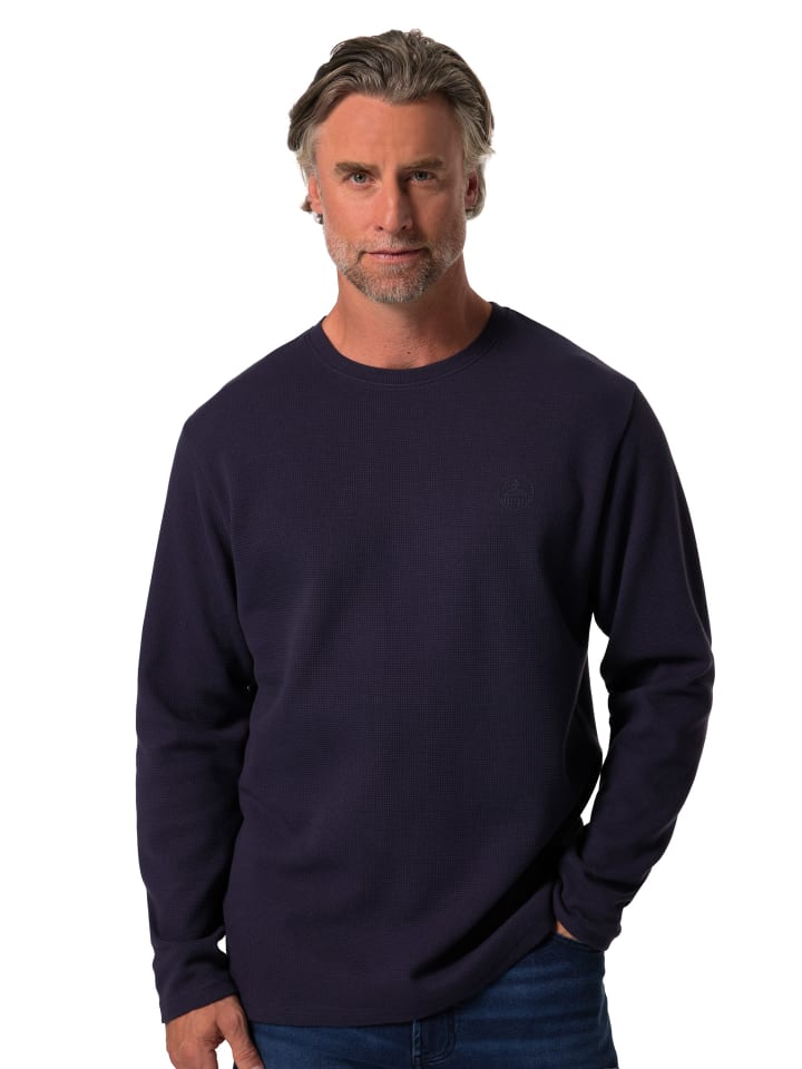 Kurzarm T-Shirt in dunkel violett
