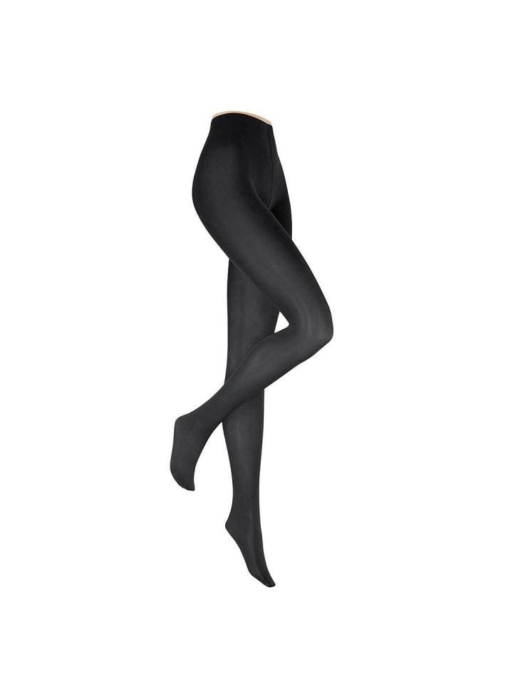 Feinstrumpfhose Micro 100 blickdicht in Black