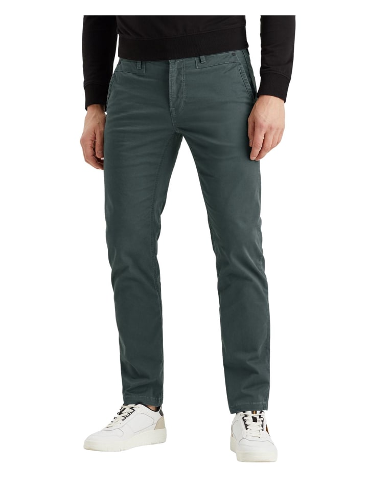 Stoffhose / Chino AMERICAN CLASSIC CHINO regular/straight in Grau