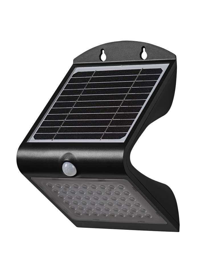 ENDURA Solar-Sensor-Flutlicht, schwarz, 4W, 500lm