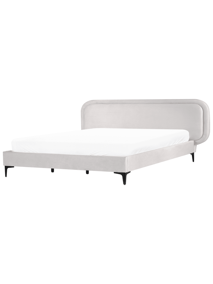 2-tlg Doppelbett SUZETTE in Grau