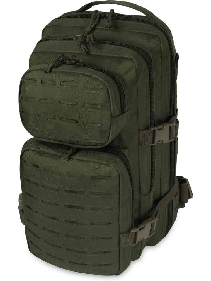 Daypack Rucksack 30 Liter Laser Tec in Oliv