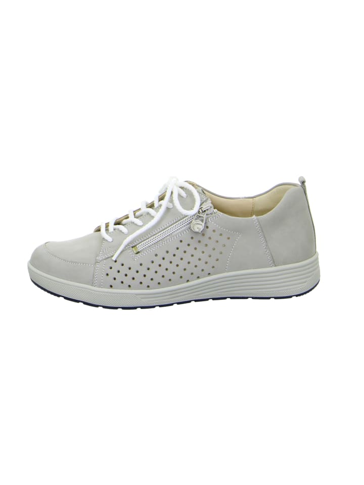Komfort Schnürschuhe in Grau