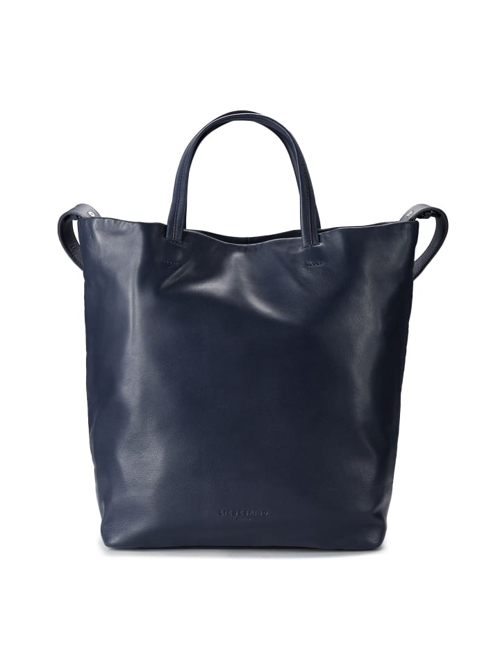 Hera Shopper Tasche L Leder 37 cm cobalt night