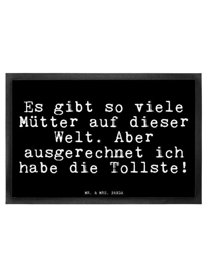 Fußmatte Es gibt so viele... mit Spruch in Schwarz