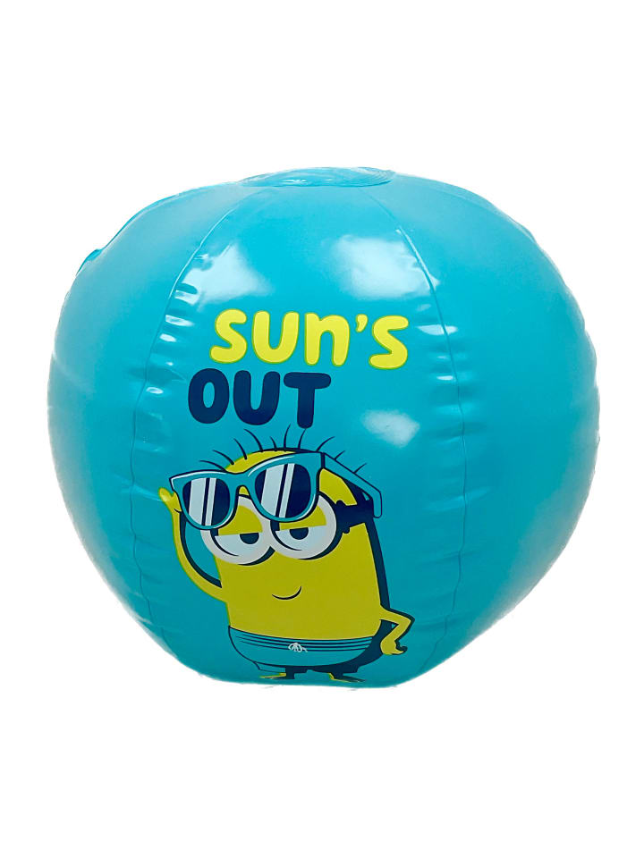 Wasserball aufblasbar Minions 40cm in Türkis