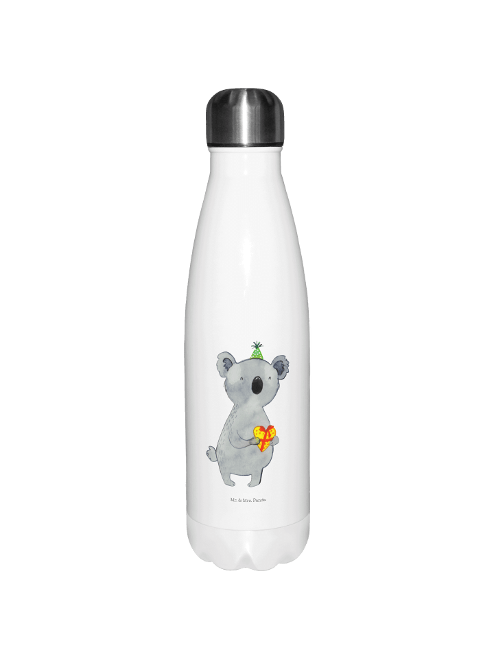 Thermoskanne Koala Geschenk ohne Spruch in Weiß