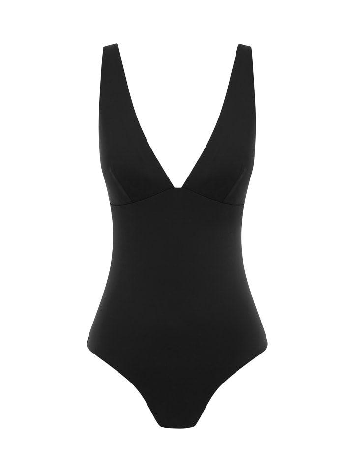 Essentials Longline One Piece in BLACK