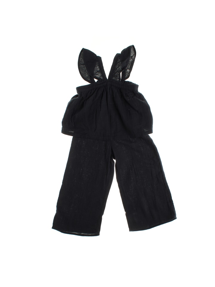 2tlg. Set: Oberteil + Hose in Black