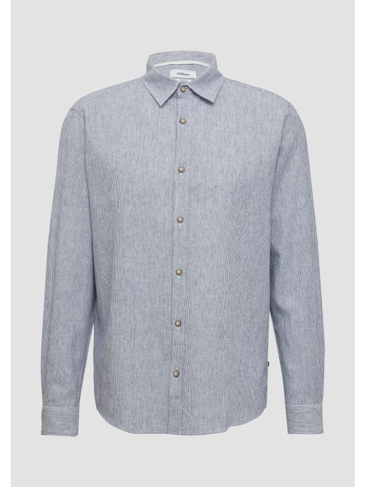 Hemd  in  58G0_tiefblau