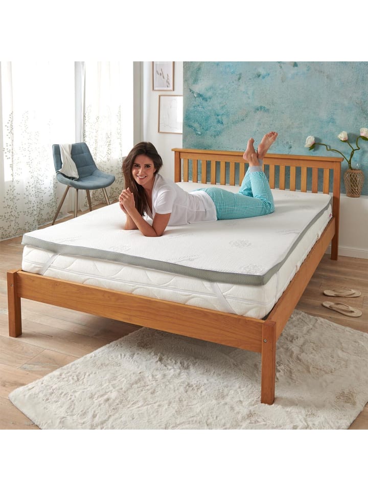 Topper Visco Premium 90x200, 140x200, 180x200 cm in weiss