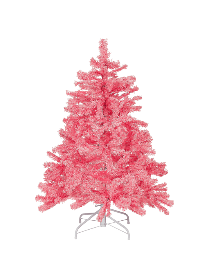 2-tlg Weihnachtsbaum FARNHAM in Rosa