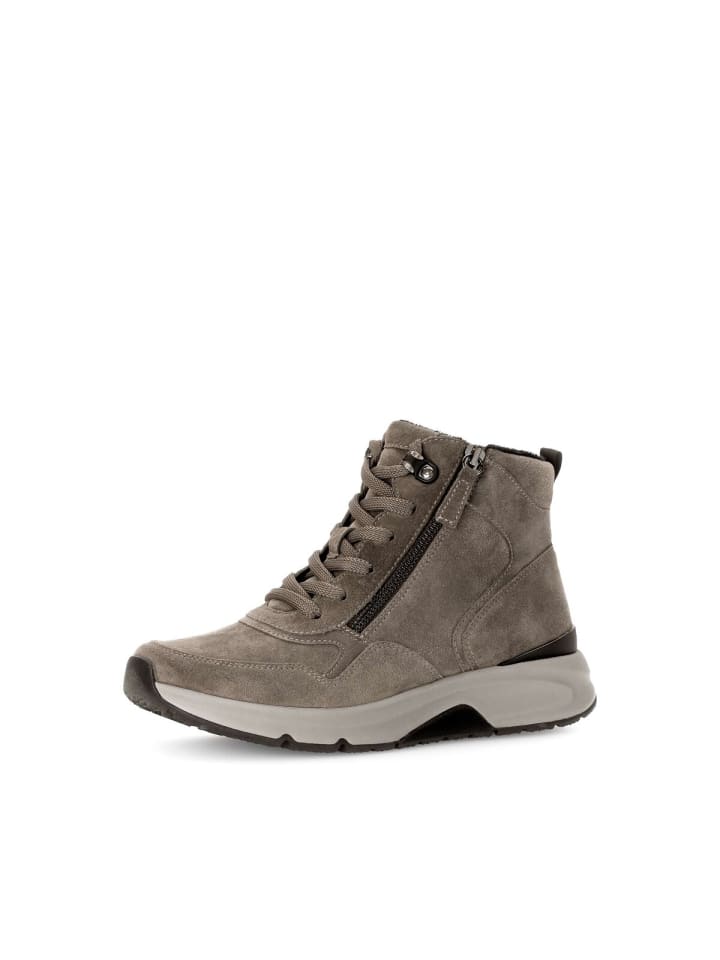 Sportliche Stiefeletten in braun