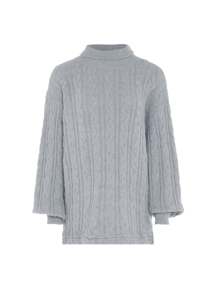 Women Sweater in Hellgrau Melange